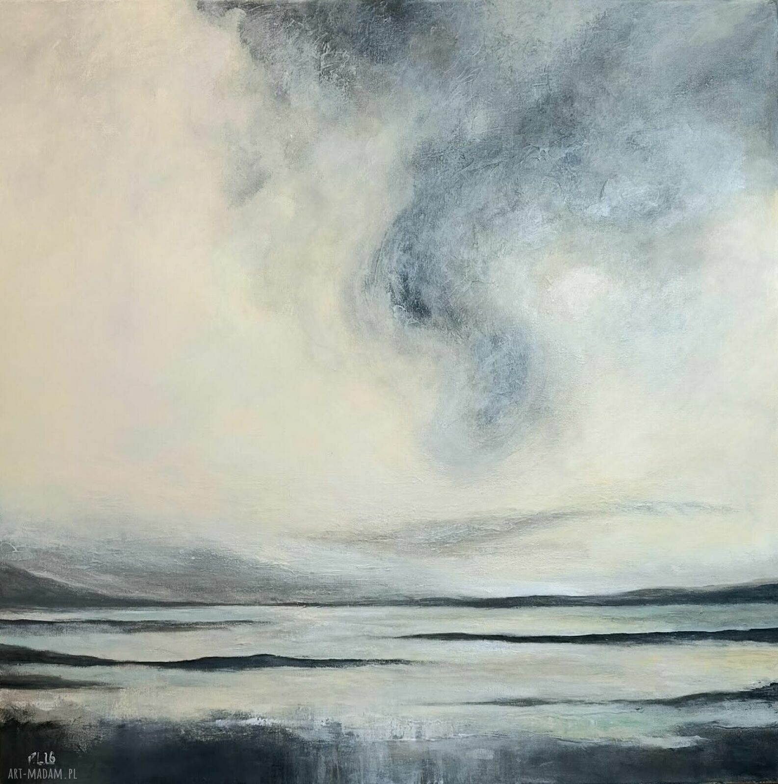 Przebudzenie - nowoczesny obraz akrylowy 60x60 cm (kwadrat)