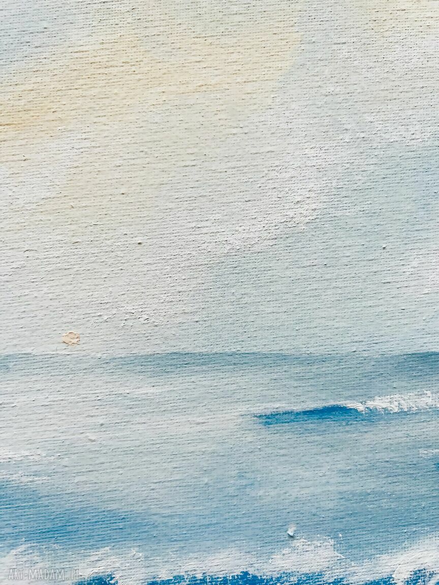 Przedwiośnie - obraz morze i plaża na wiosnę Bohemian Soul (30x40 cm)