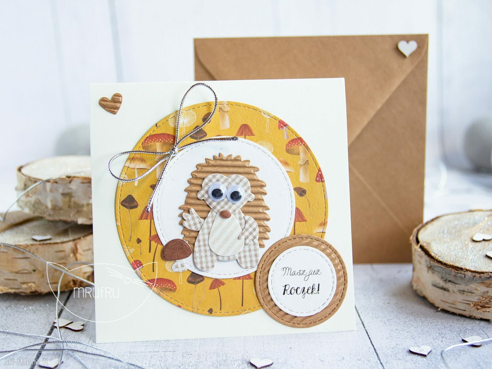 kartki: Przepiękna parchworkowa kartka w kopercie. To Ty decydujesz o okazji