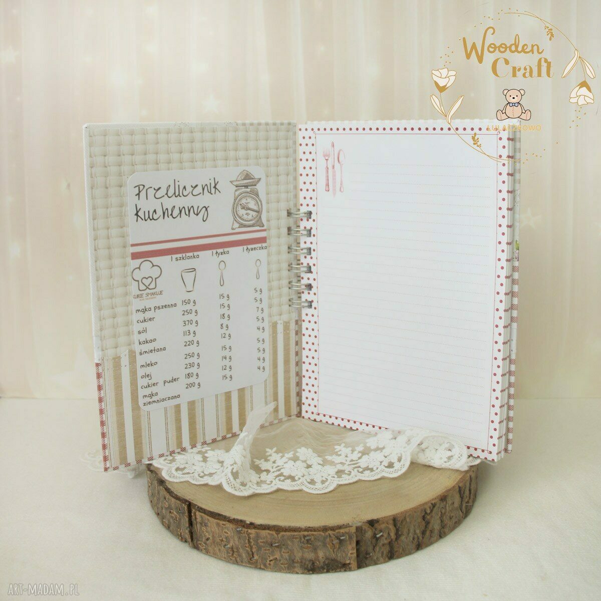 Przepiśnik Kitchen2 - notes na przepisy dla mamy i babci (80 kartek, 15x21 cm)