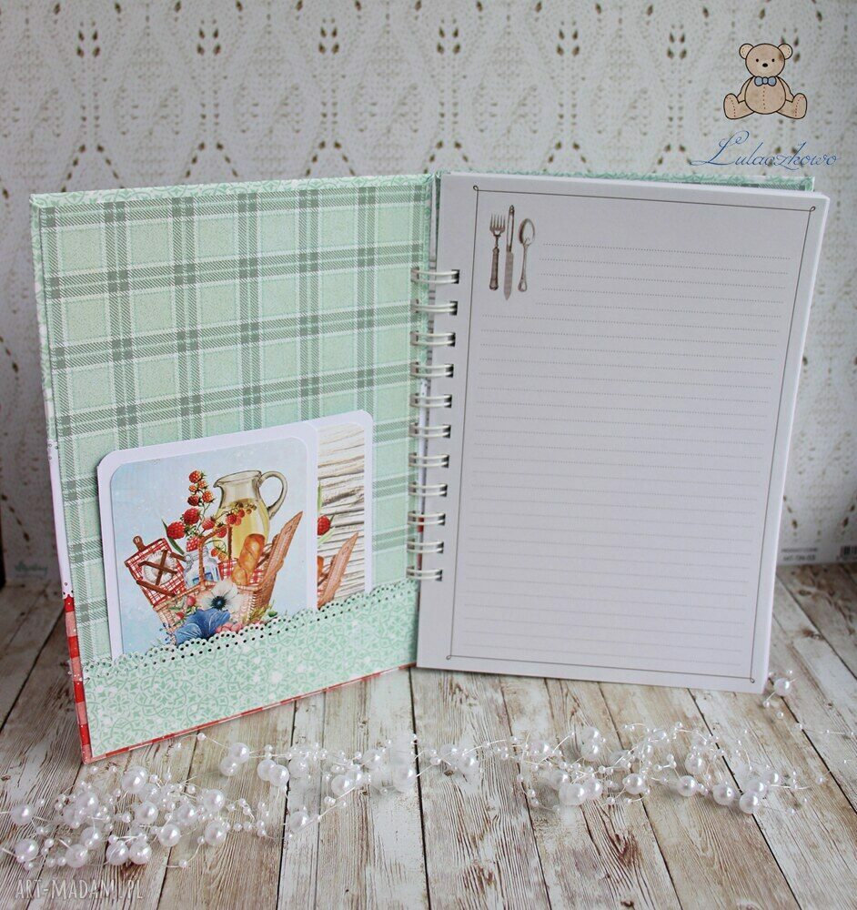 Przepiśnik notes kulinarny, prezent dla mamy, babci "The Sweetest" GOTOWY