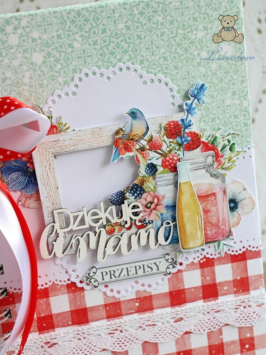 Przepiśnik notes kulinarny, prezent dla mamy, babci "The Sweetest" GOTOWY
