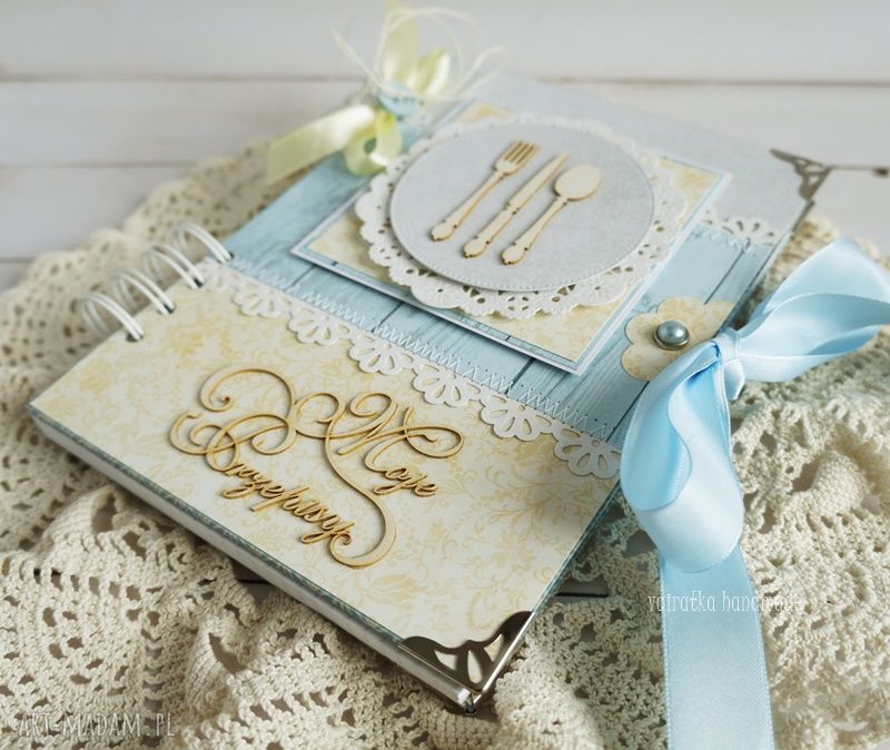 scrapbooking notesy: Przepiśnik ręcznie robione