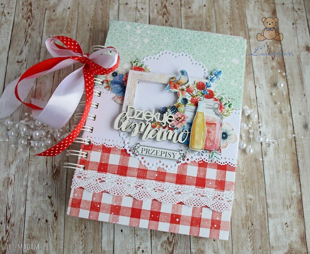 Przepiśnik notes kulinarny, prezent dla mamy, babci "The Sweetest" GOTOWY