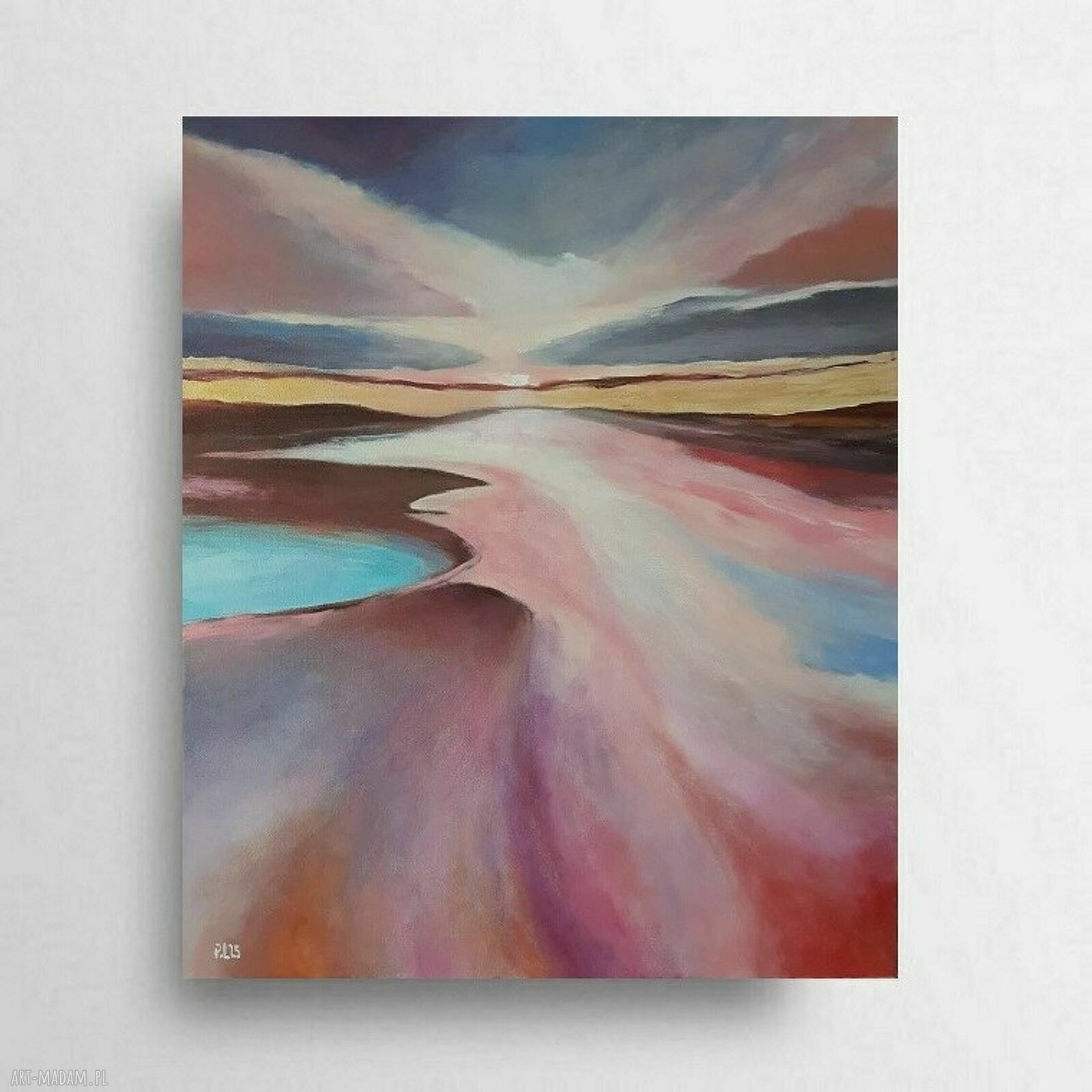 PRZESTRZEŃ - obraz akrylowy 60x50 cm pejzaż - gotowy do powieszenia