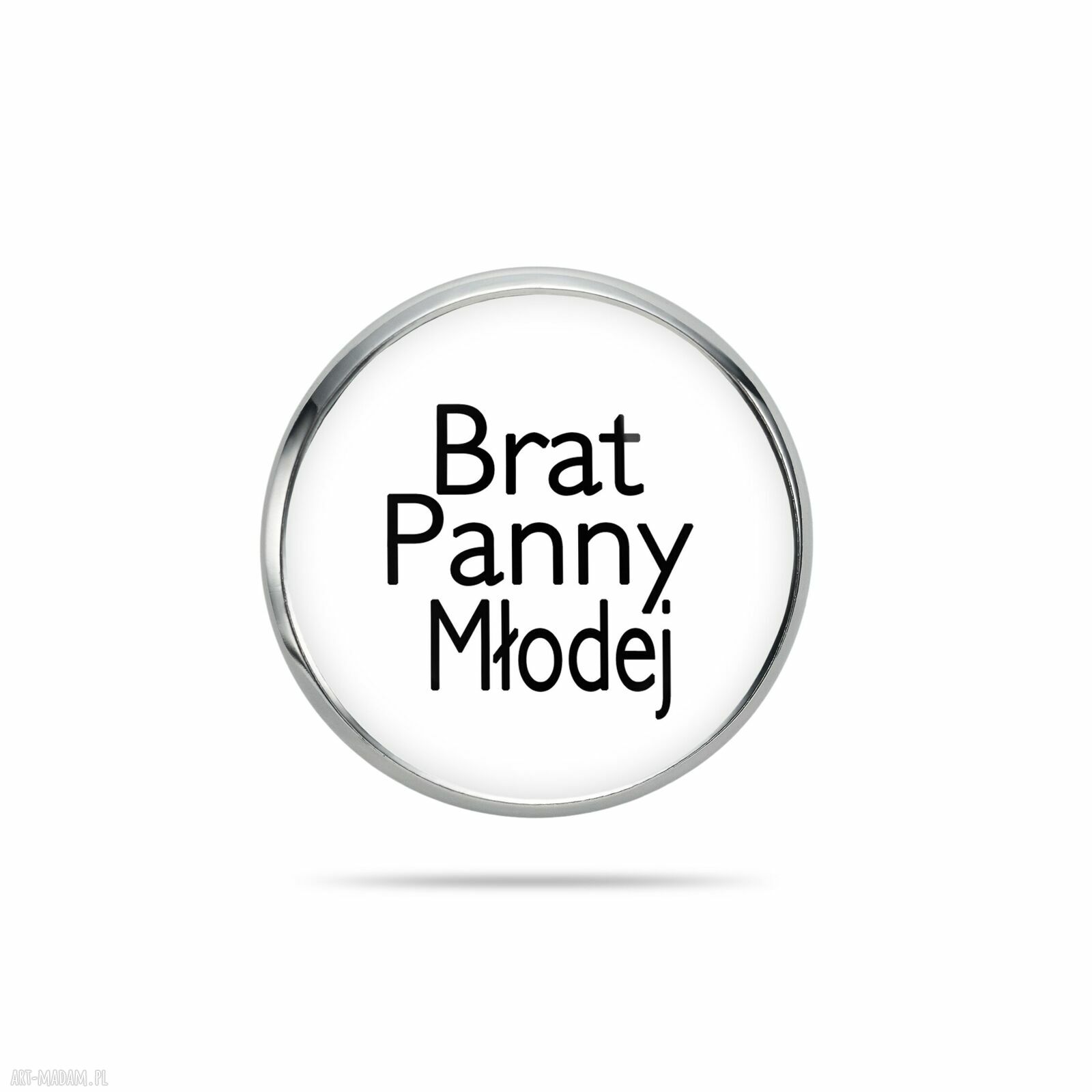 Przypinka do klapy marynarki - Brat Panny Młodej