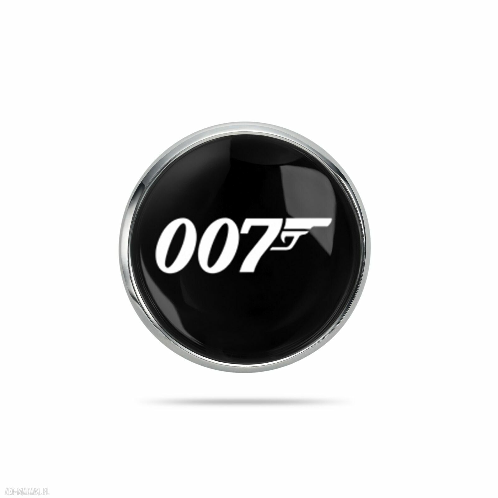 Przypinka do klapy marynarki James Bond 007 - prezent dla męża