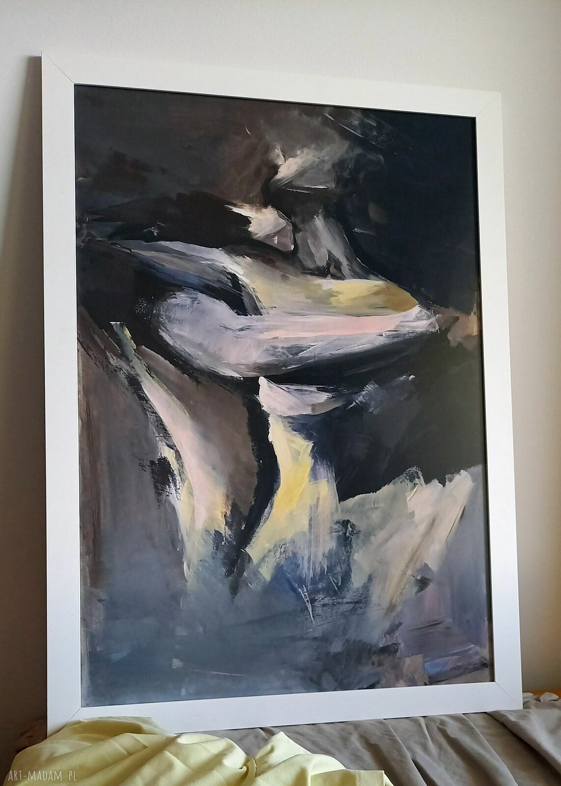 Przytul - obraz par 60x86 (inkografia na papierze archiwalnym)