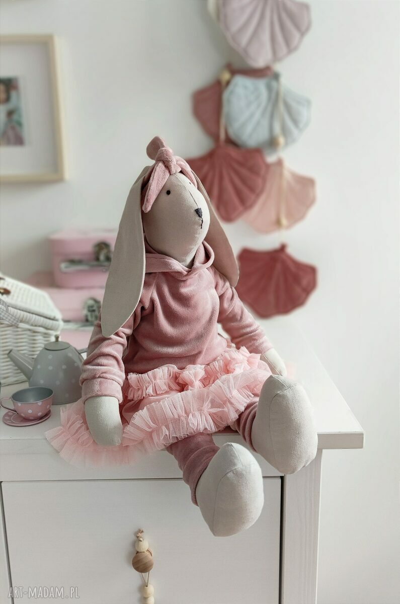 maskotki: Przytulanka królik handmade