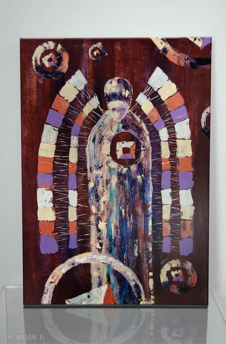 Przywrócenie do stanu pierwotnego. Obraz giclee z aniołem i sercem (Canvas)