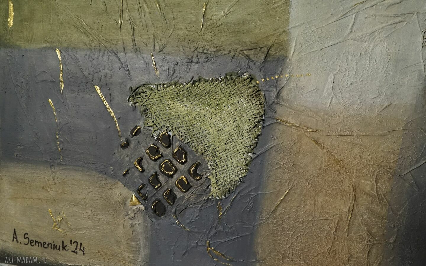 'Ptaki Alfreda' - 90 x 90 cm