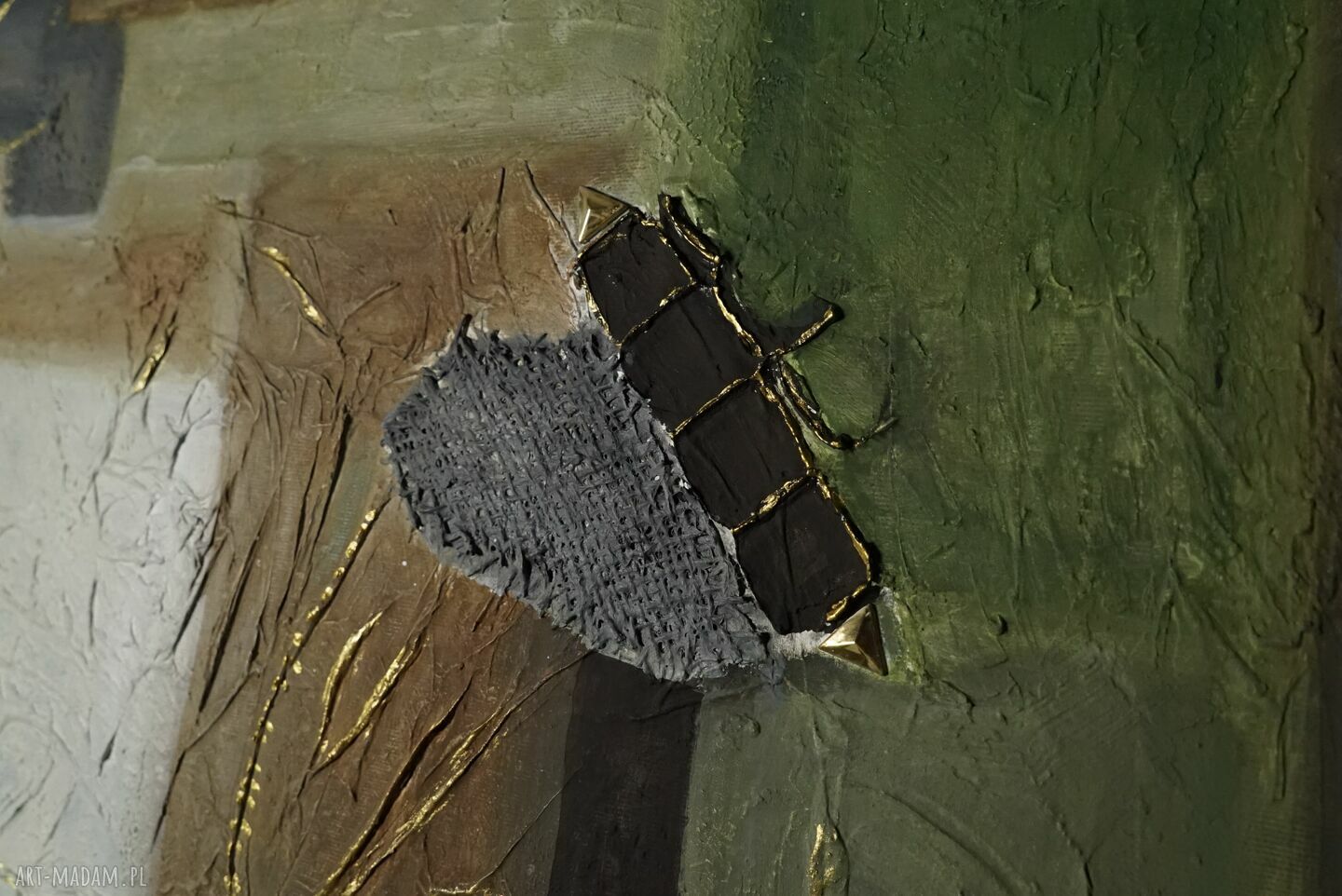 'Ptaki Alfreda' - 90 x 90 cm