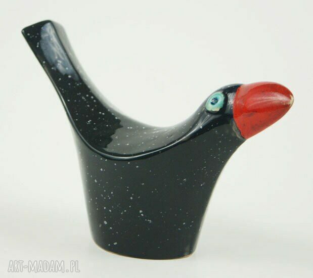 ceramika: Wróble w czerni autorskie