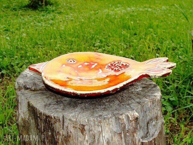 Mydelniczka ptasia z ceramiki - handmade ptaszek do Twojej łazienki