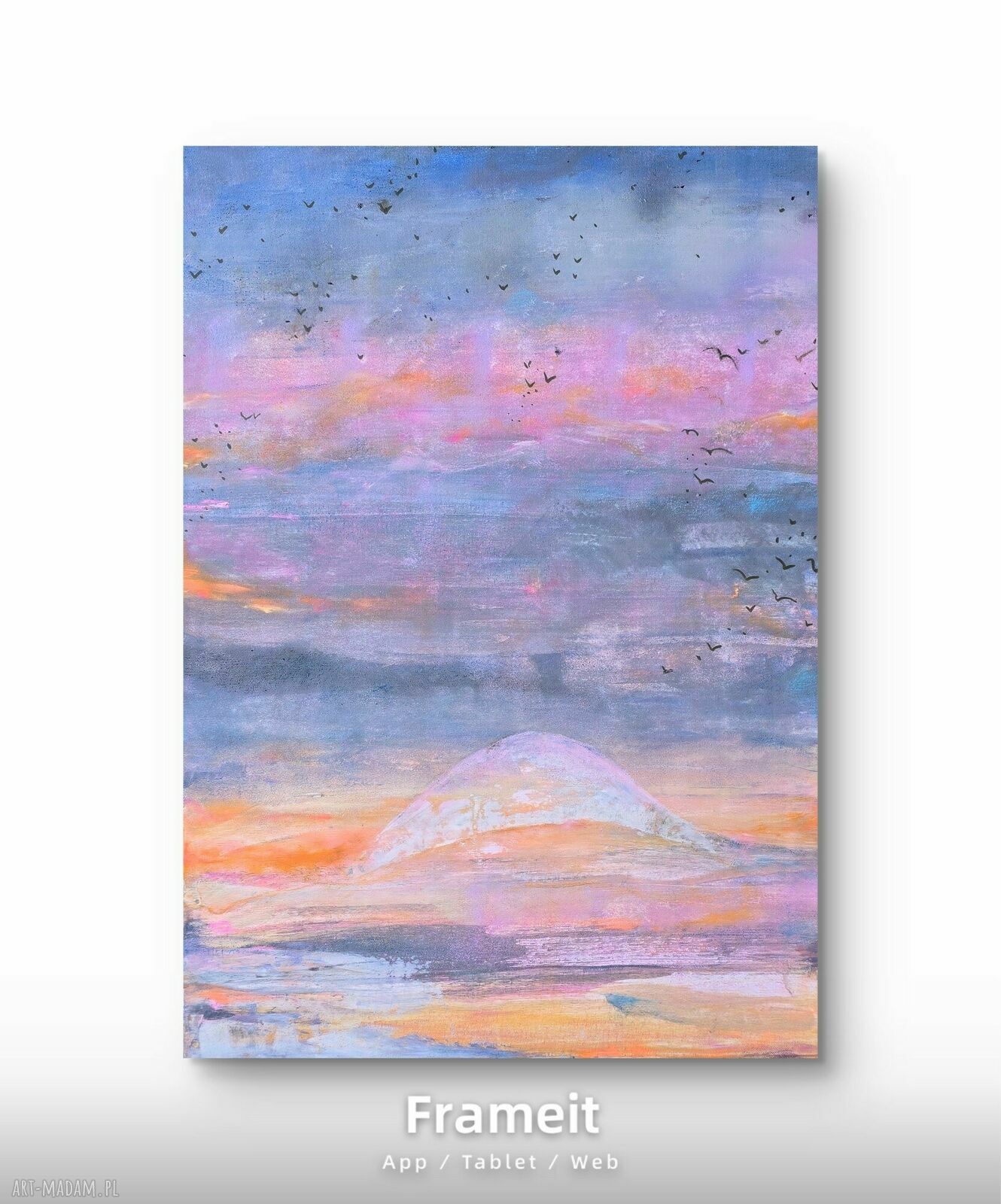 Ptaszarnia - obraz akrylowy na płótnie 70x50x1 cm