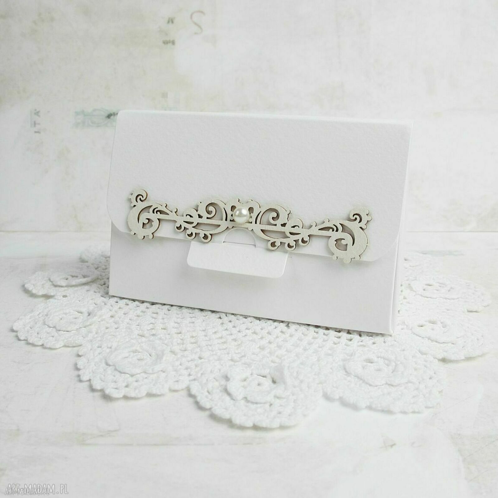 Pudełeczko z życzeniami dla pary - scrapbooking 3D