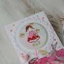 urodziny scrapbooking kartki różowe pudełko - kartka na