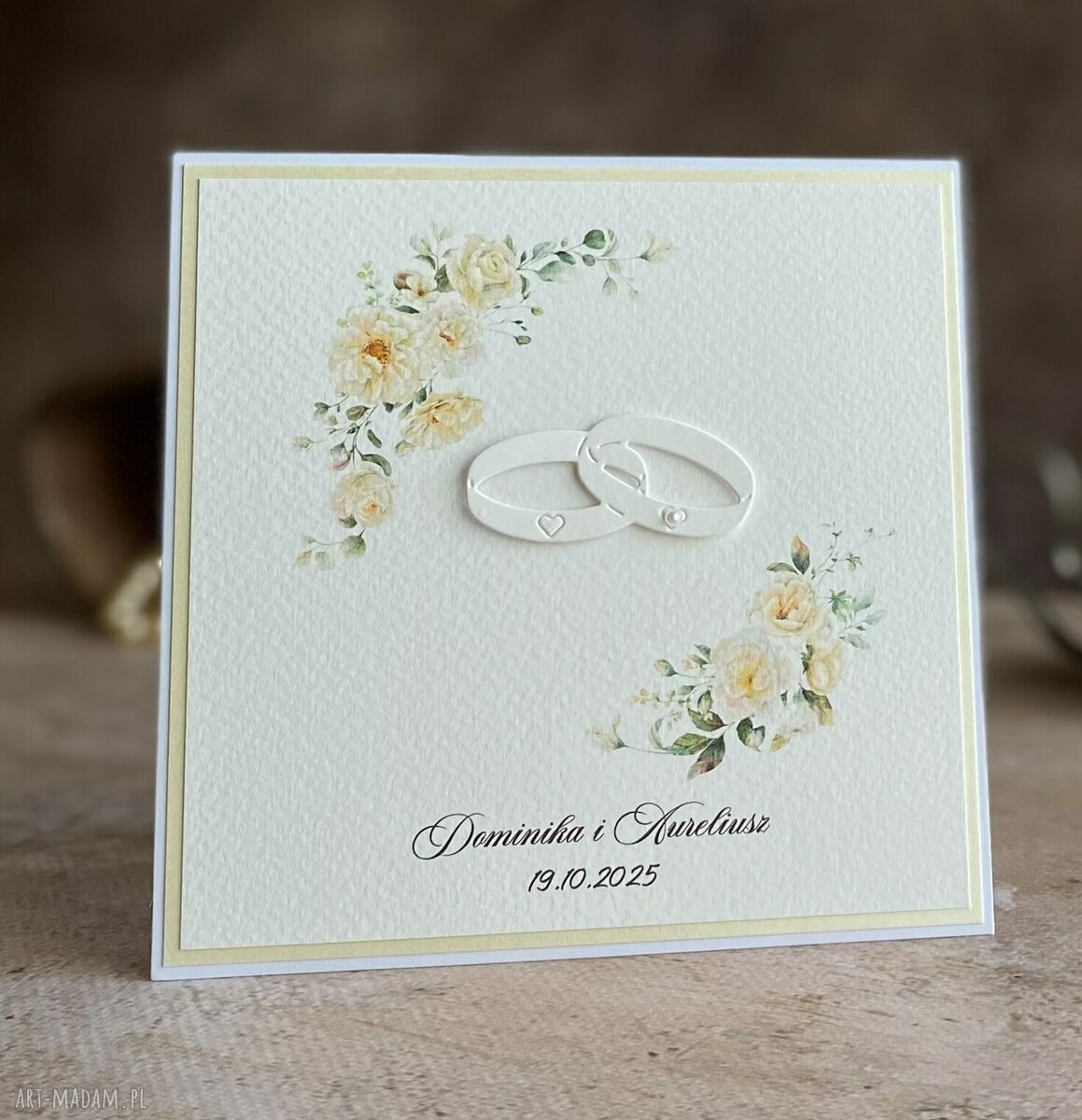Pudełko na pieniądze dla Młodej Pary WP 132 - personalizowane na ślub