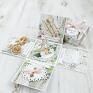 scrapbooking kartki pudełko na ślub wesele kartka