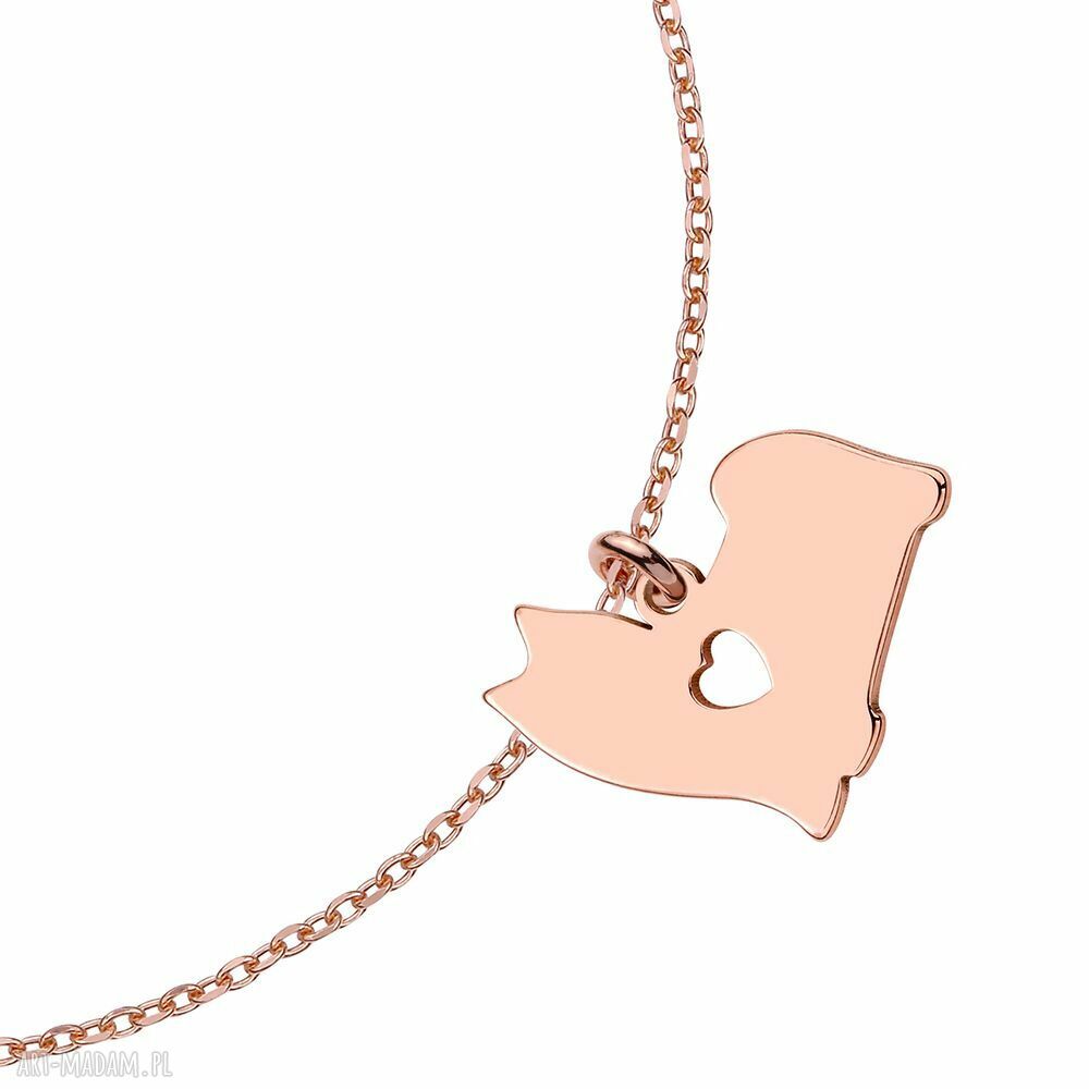 bransoletki: Bransoletka z różowego złota z psem rasy shih tzu Handmade