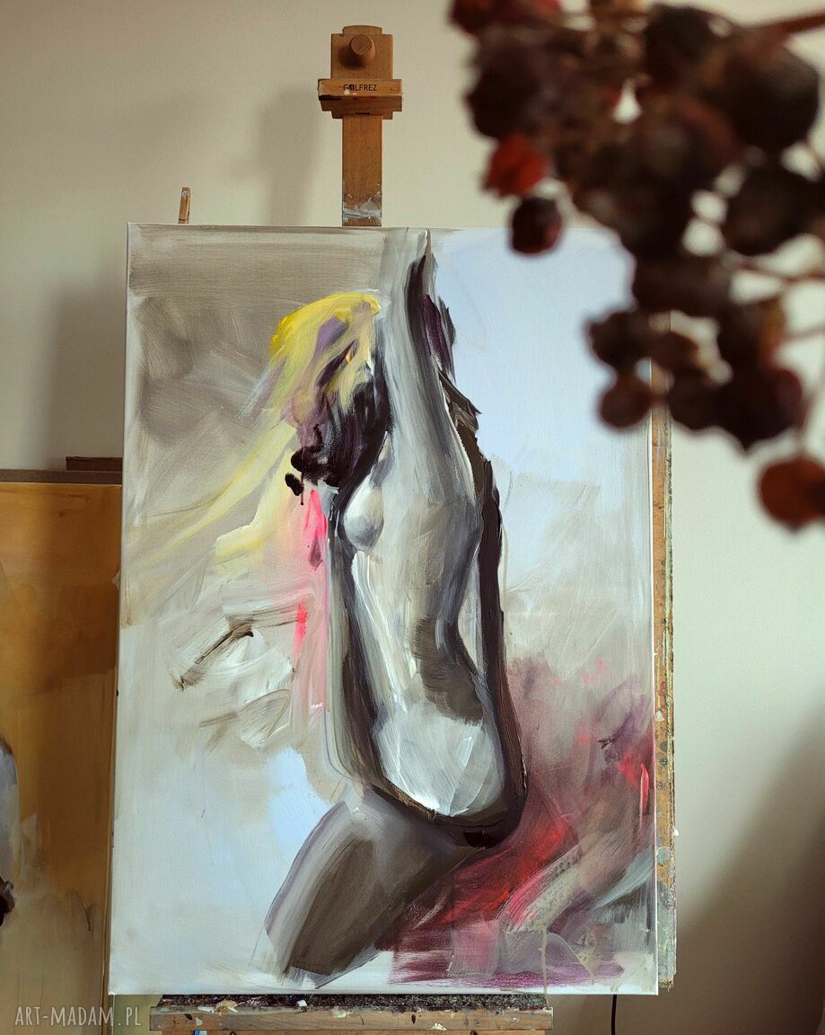 Purple 100x70 - kobiecy obraz z akrylu na płótnie
