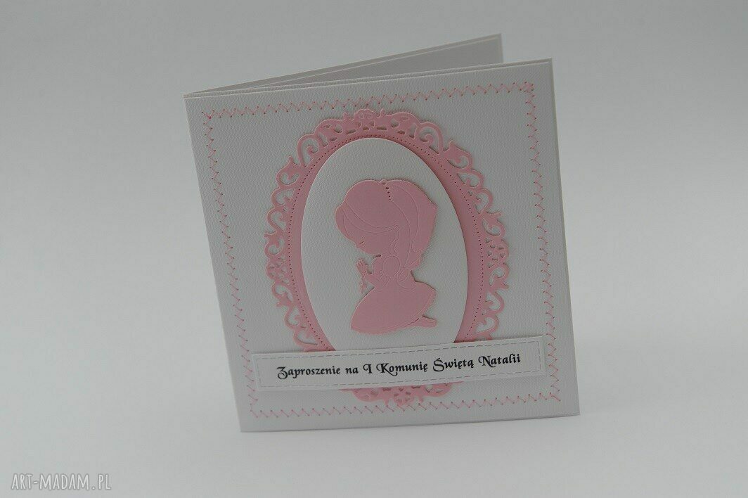 Zaproszenia na Pierwszą Komunię Świętą - personalizowane 15x15 cm