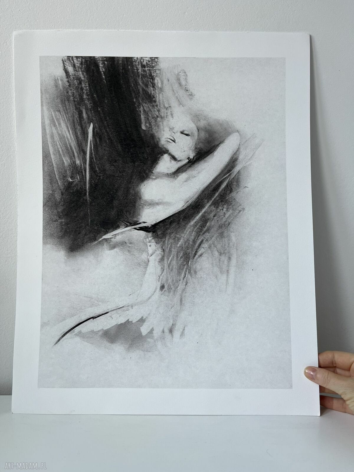 Queen - autorska grafika kobiety 30x40 cm