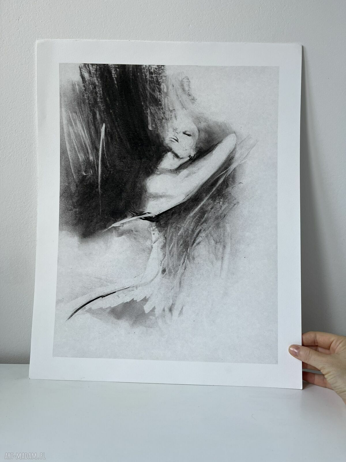 Queen - autorska grafika kobiety 30x40 cm
