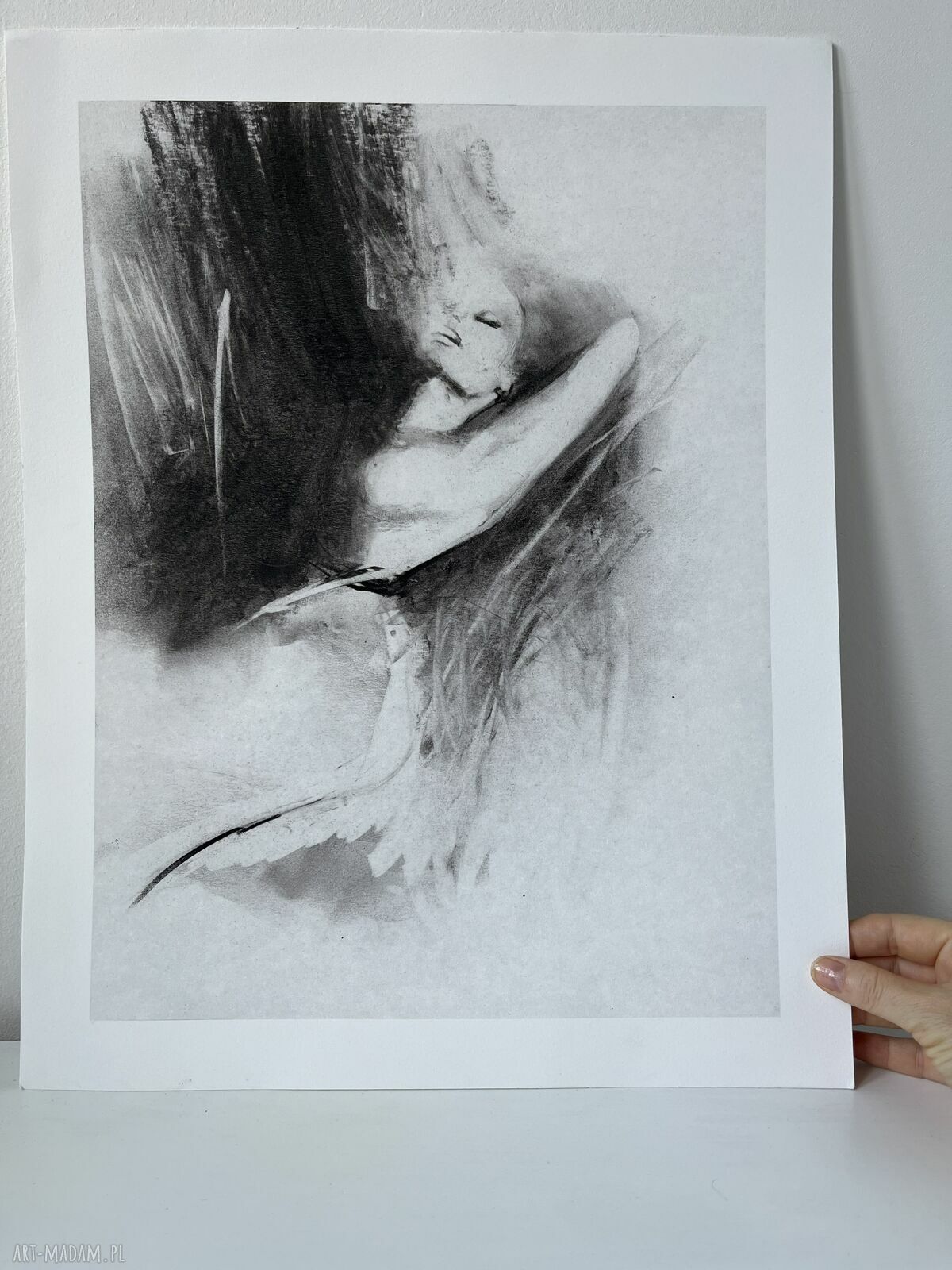 Queen - autorska grafika kobiety 30x40 cm