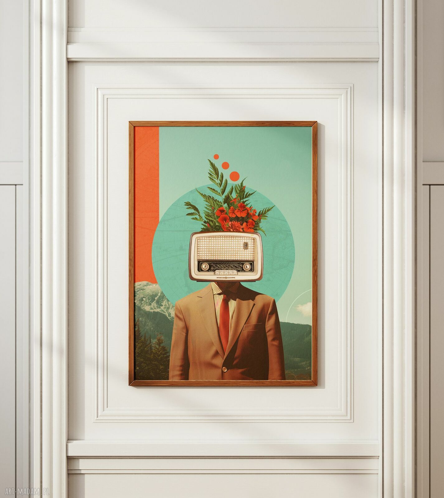 Plakat Radiohead (A2 - 42x59,4 cm) - kolaż dla audiofila