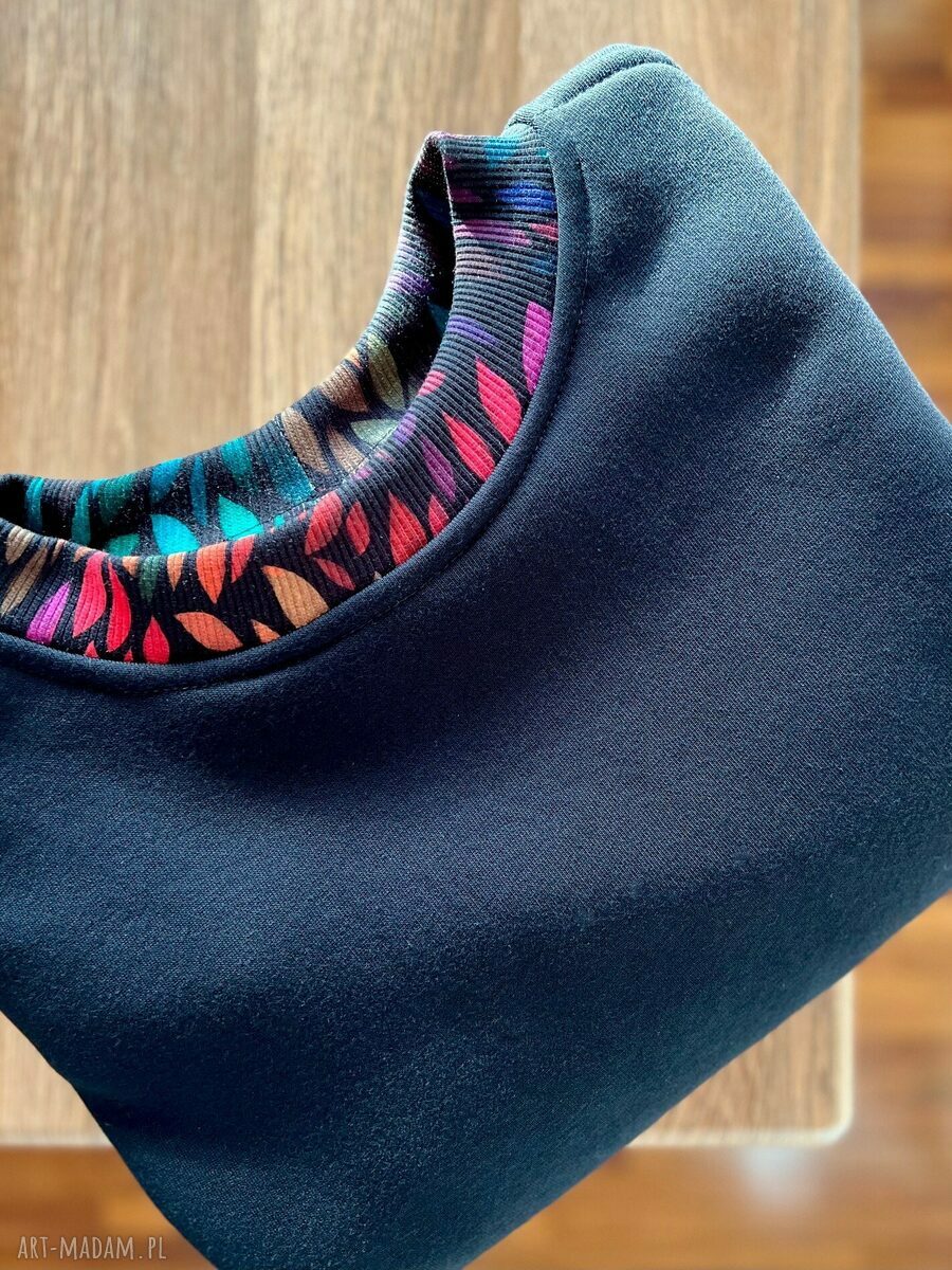 Rainbow Connection - bluza z frędzlami boho (oversize) z puszystym wnętrzem