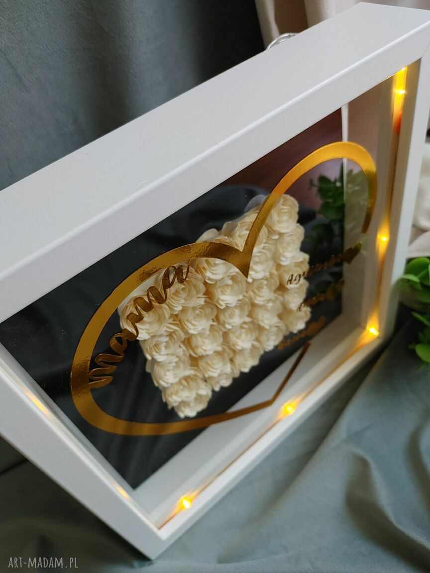 Ramka 3D z podświetleniem LED dla mamy - Dzień Matki