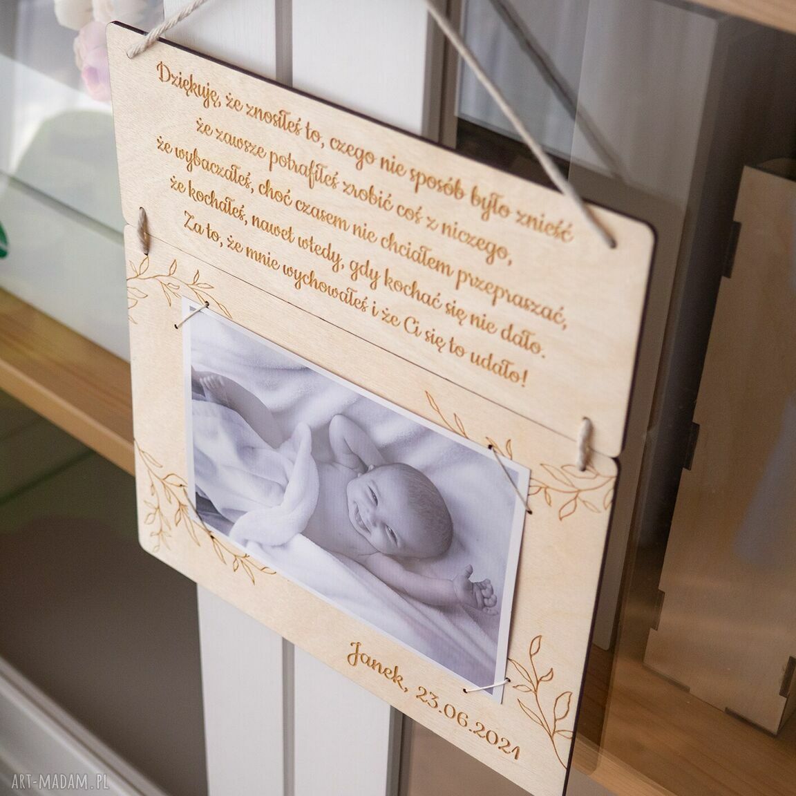 Ramka dla taty z dedykacją