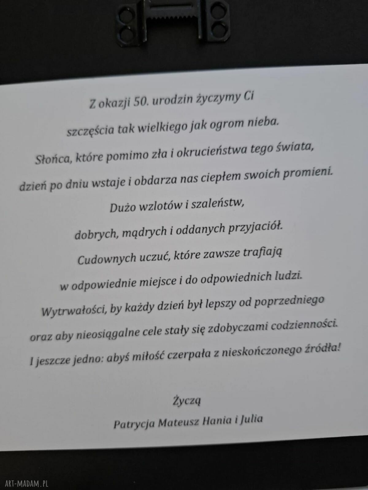 Ramka z okazji urodzin 18, 20, 30 i 40 - personalizowana pamiątka dla kobiety