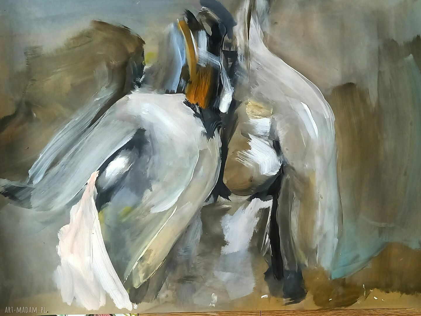Razem - inkografia 50x70 dla dwojga do sypialni