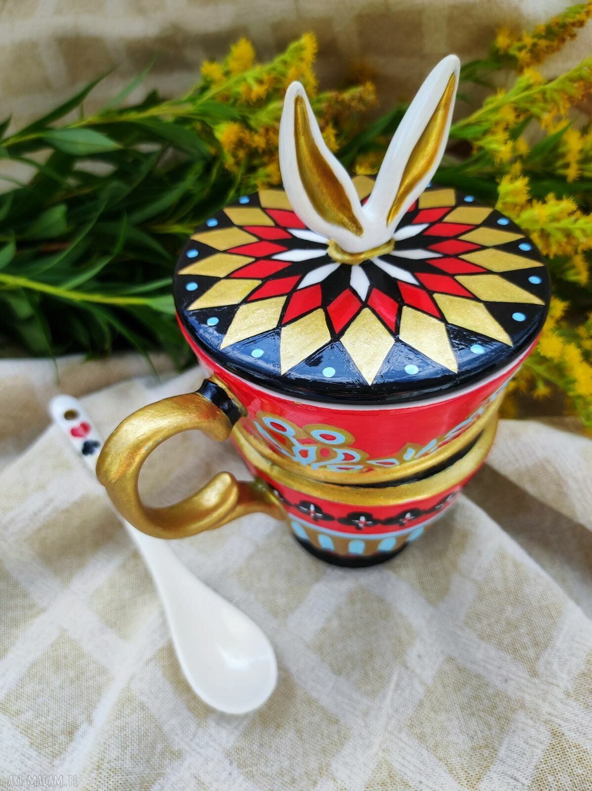 Oryginalny kubek handmade do kawy i herbaty