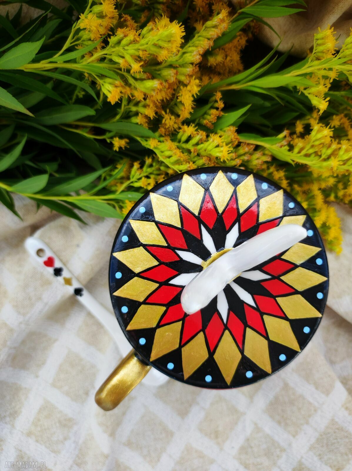 Oryginalny kubek handmade do kawy i herbaty