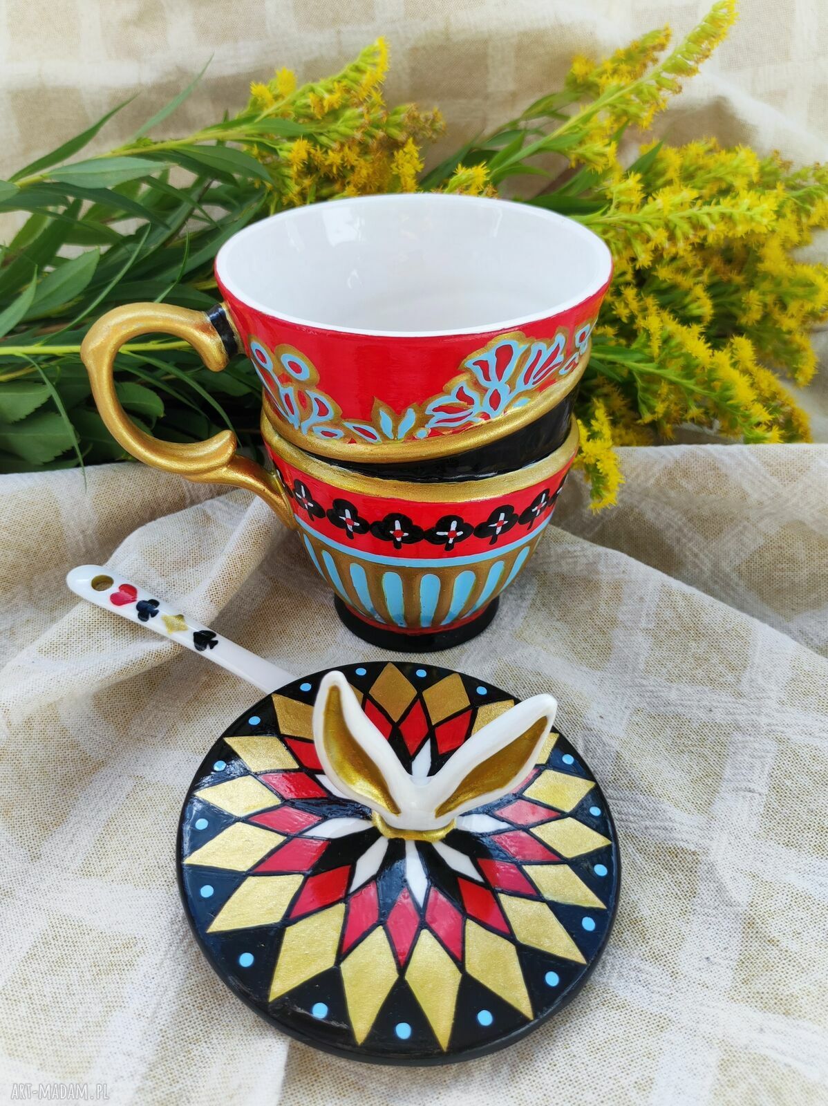Oryginalny kubek handmade do kawy i herbaty