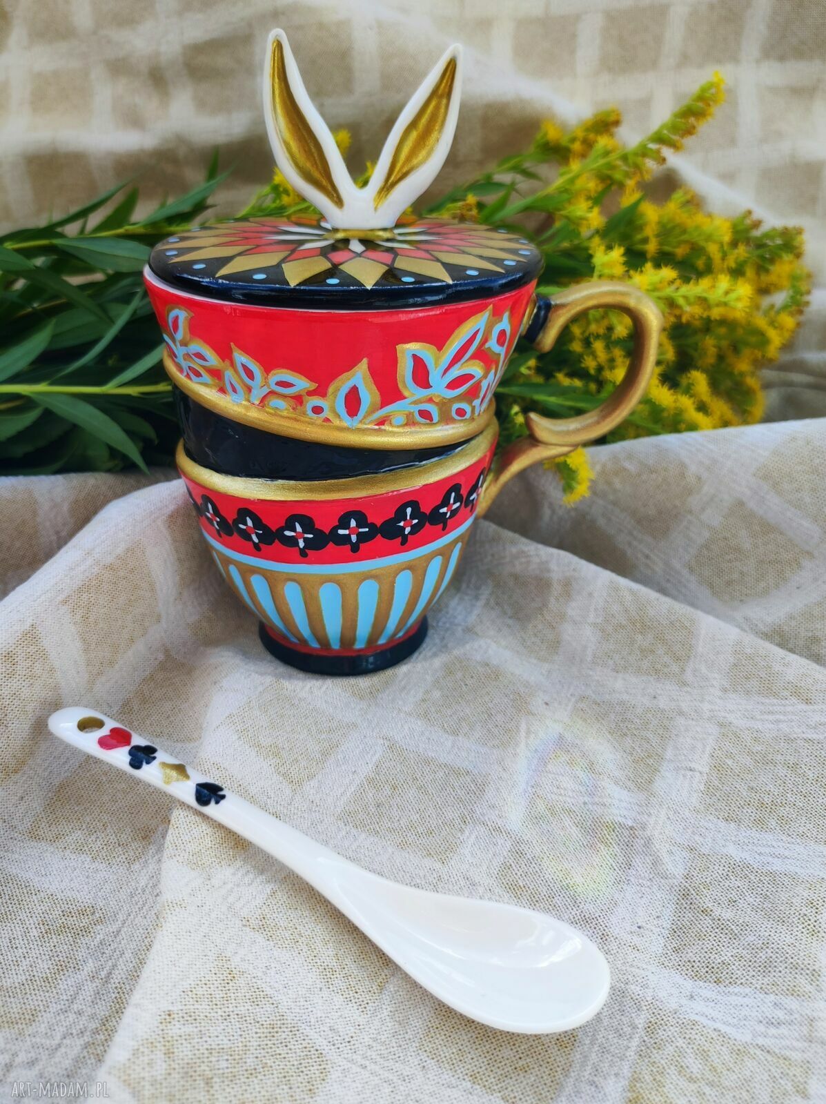 Oryginalny kubek handmade do kawy i herbaty