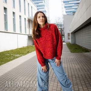 hand made energetyczny basic sweter hermina