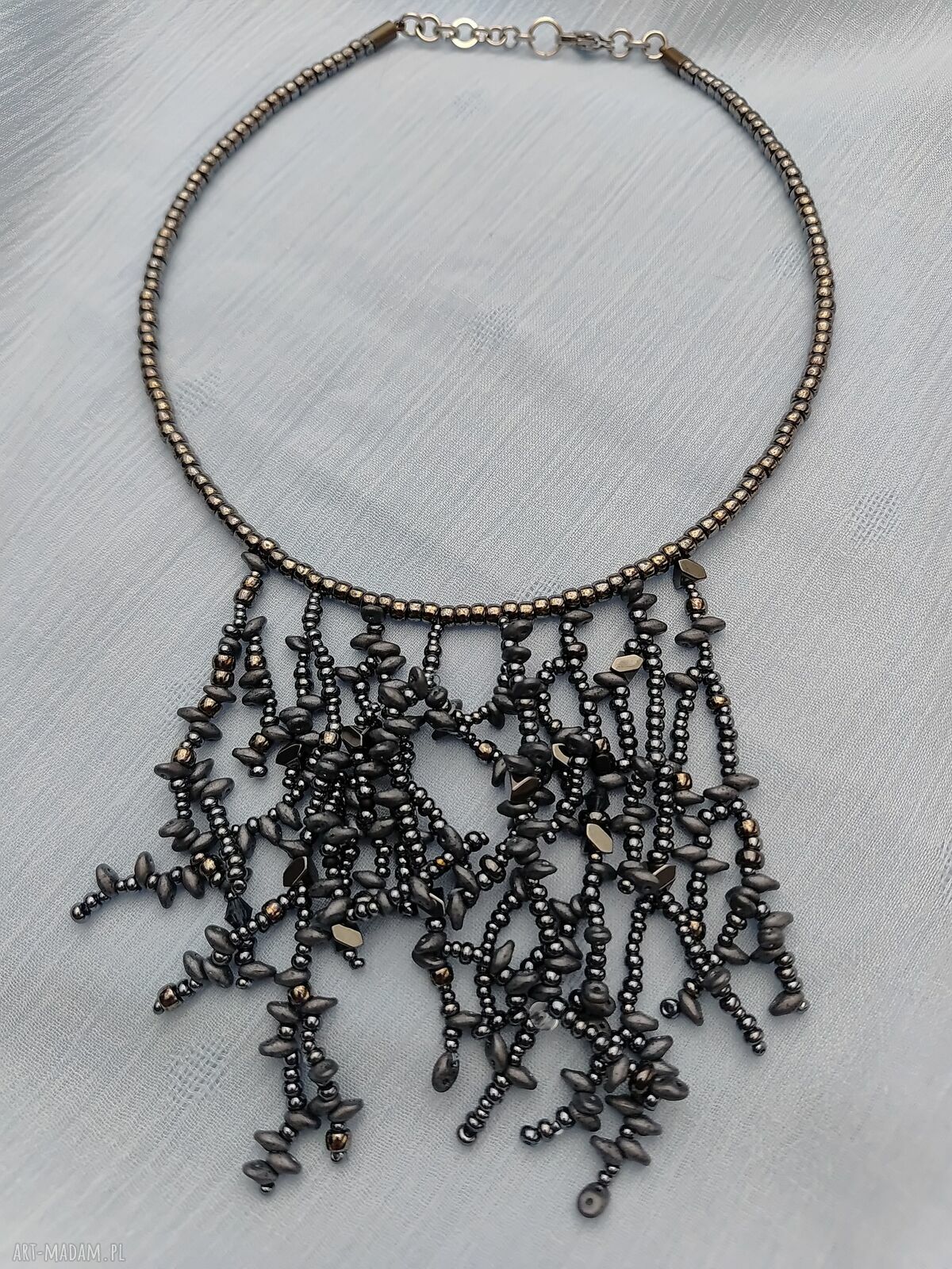 Ręcznie robiony naszyjnik damski - unikatowa biżuteria handmade