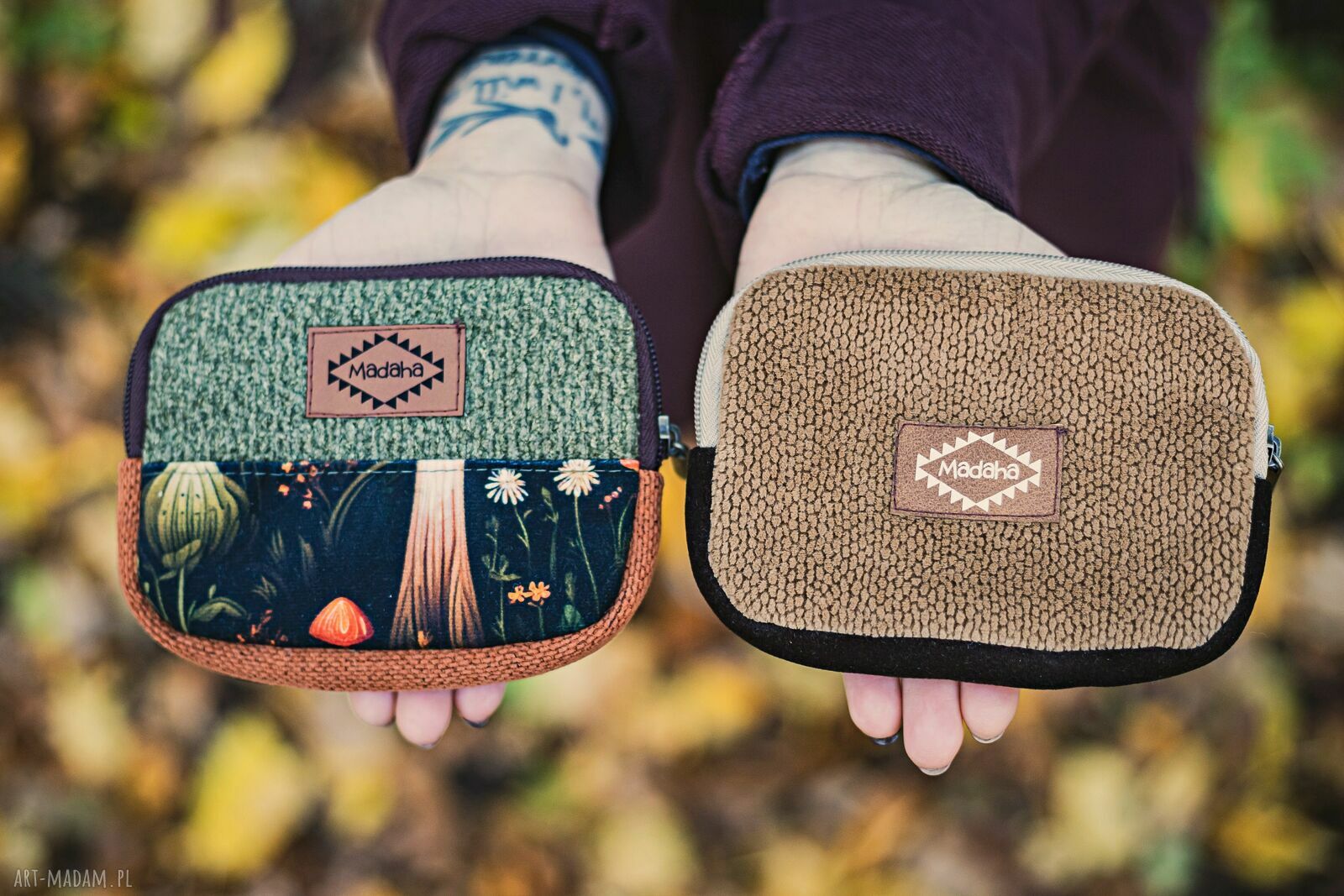 Ręcznie robiony portfel handmade na co dzień