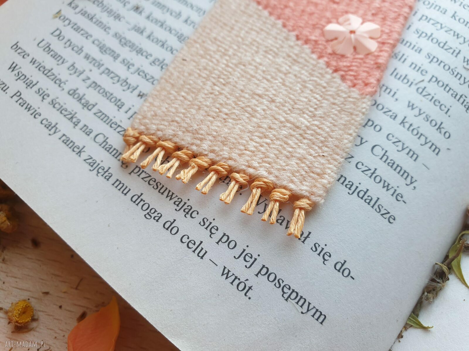 Ręcznie tkana zakładka do książek - FOL 7