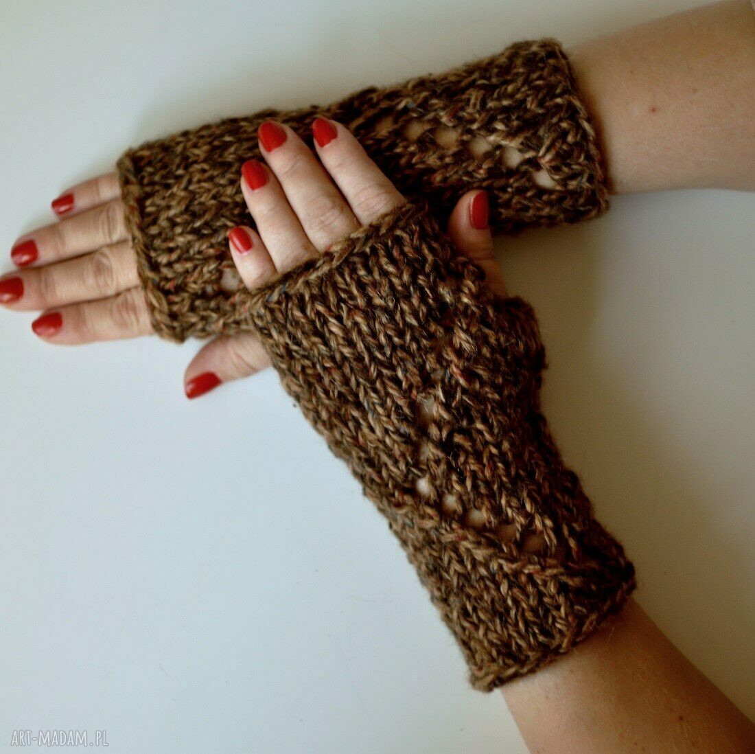 rękawiczki: rękawiczki mitenki ręcznie robione