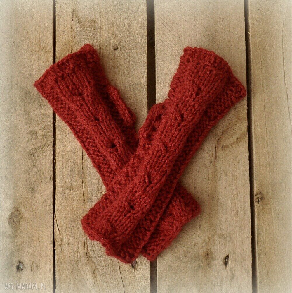 rękawiczki: rękawiczki mitenki Handmade