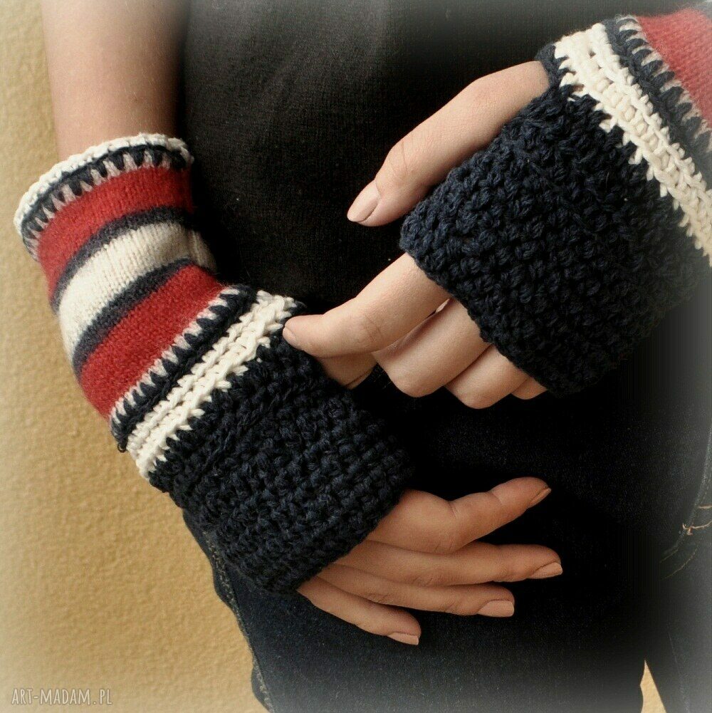 Rękawiczki mitenki dodatki ubioru nieodłączna część the wool art