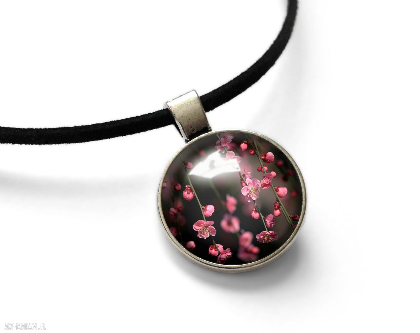 naszyjniki: Retro kwiaty Choker ręczne wykonanie