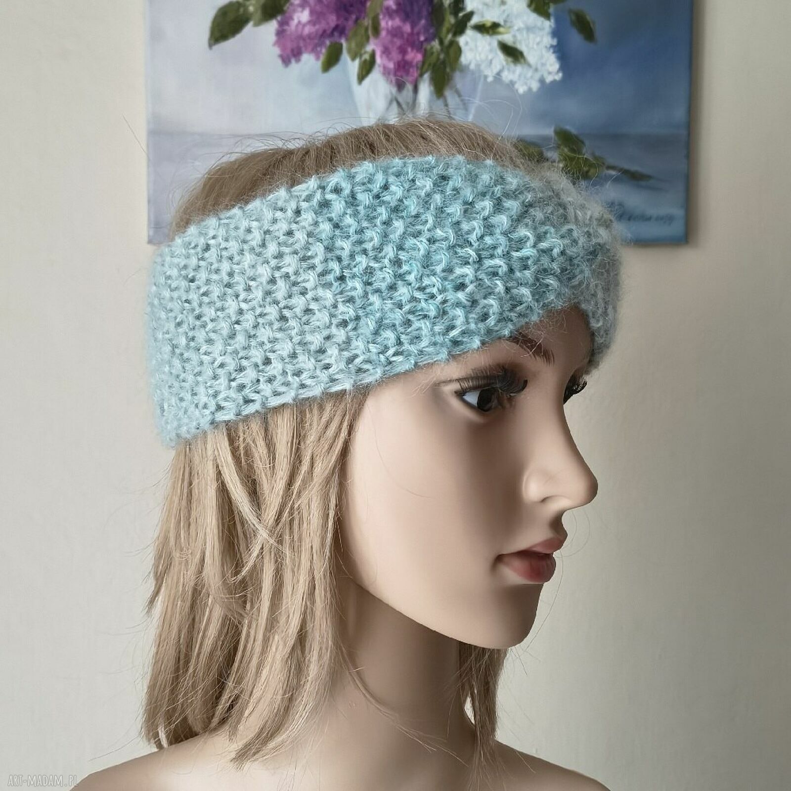 Rezerwacja dla Pani Anny Sz - turkusowa czapka handmade
