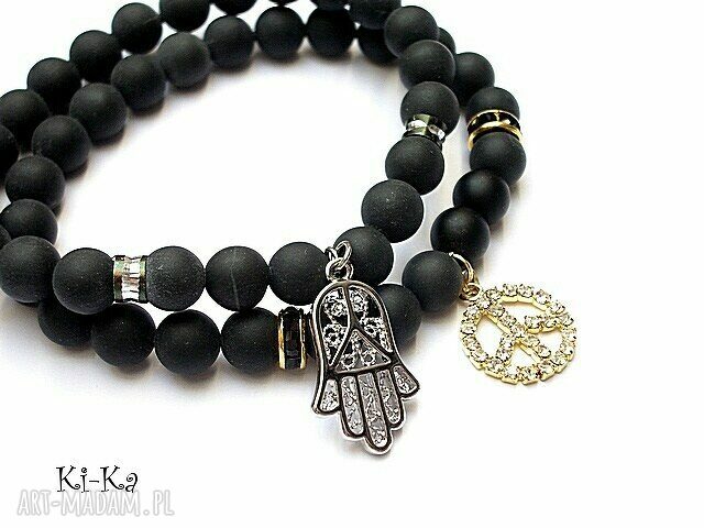 Rezerwacja mens collection duo blackstone matowe hamsa pacyfka