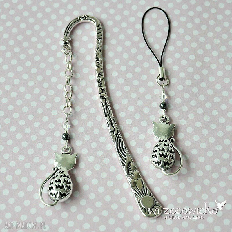 REZERWACJA Zestaw prezentowy koty handmade